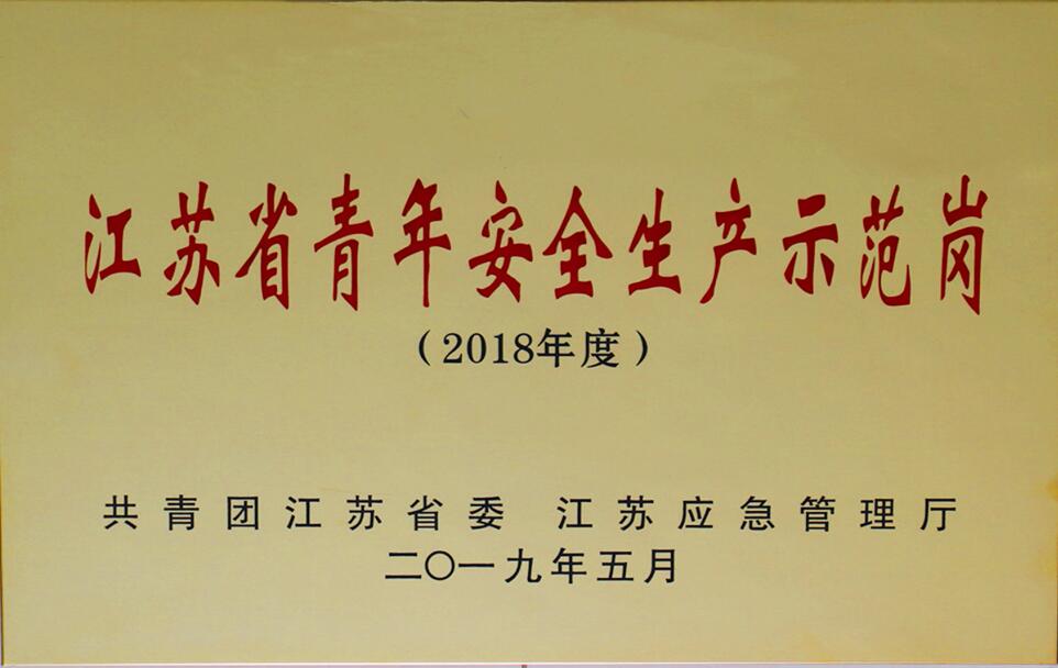 公交集團(tuán)榮獲“江蘇省青年安全生產(chǎn)示范崗”榮譽(yù)稱號(hào)